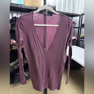 Peruvian Connection Long Sleeve Top - Purple